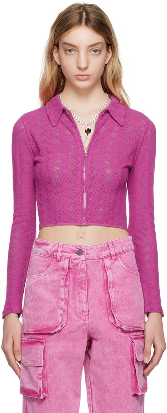 Photo: AGR Pink Zip Shirt