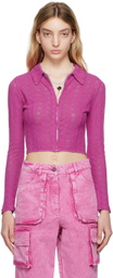 AGR Pink Zip Shirt