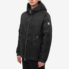 Moncler Men's Erable Monogrammed Down Jacket in Black