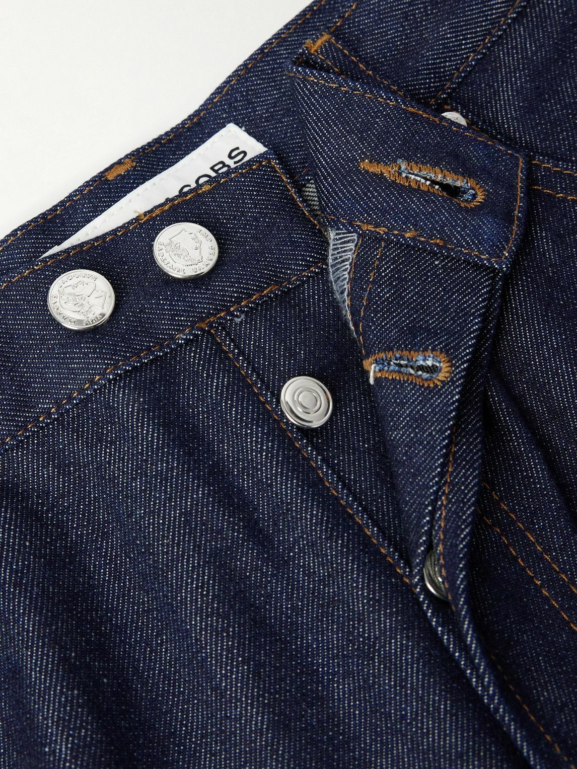 A.P.C. - Marc Jacobs Aaron Wide-Leg Logo-Embroidered Jeans - Blue