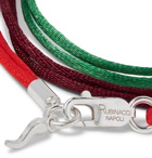 Rubinacci - Set of Three Silk Ribbon Bracelets - Men - Multi