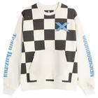 Team Ikuzawa Men's x Neighborhood Savage Sweatshirt in Black/White