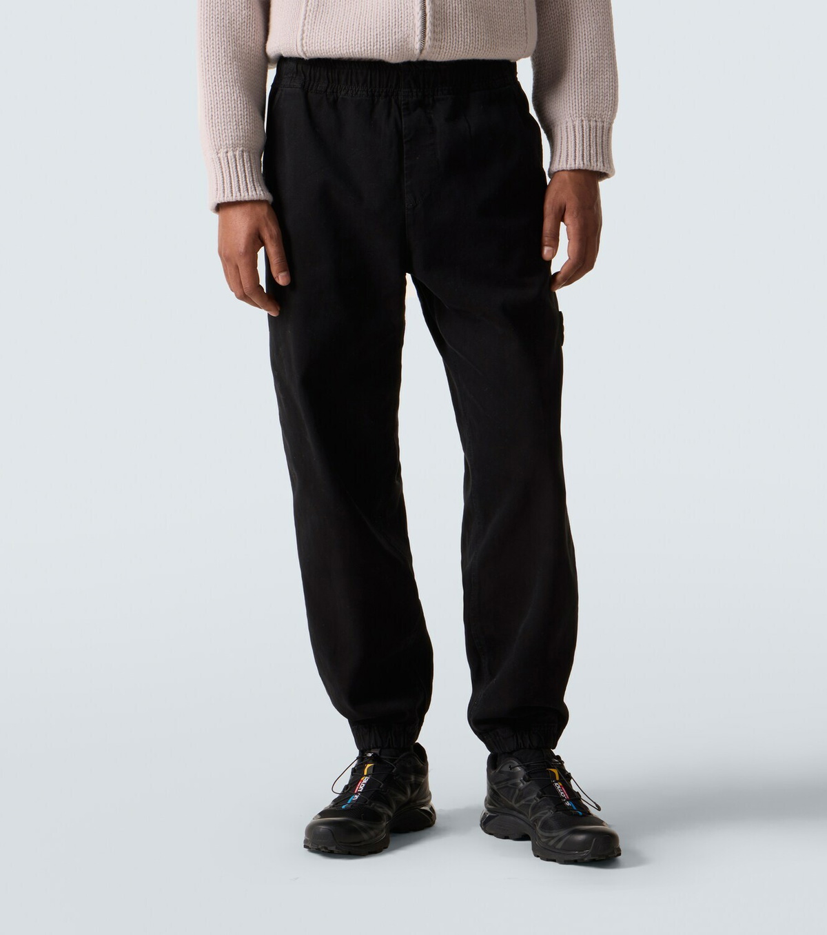 Stone Island Compass cotton chinos