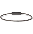 Le Gramme - Le Câble 5 Brushed Sterling Silver Bracelet - Metallic
