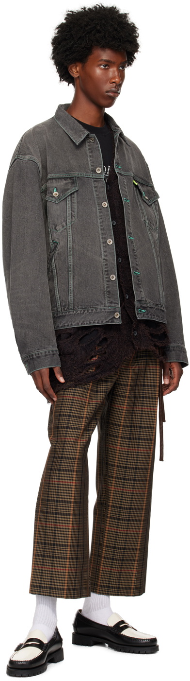 doublet Black Care Denim Jacket