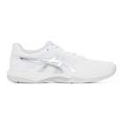Asics White and Silver GEL-Game 7 Sneakers
