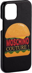 Moschino Black Hamburger iPhone 12 Pro Case