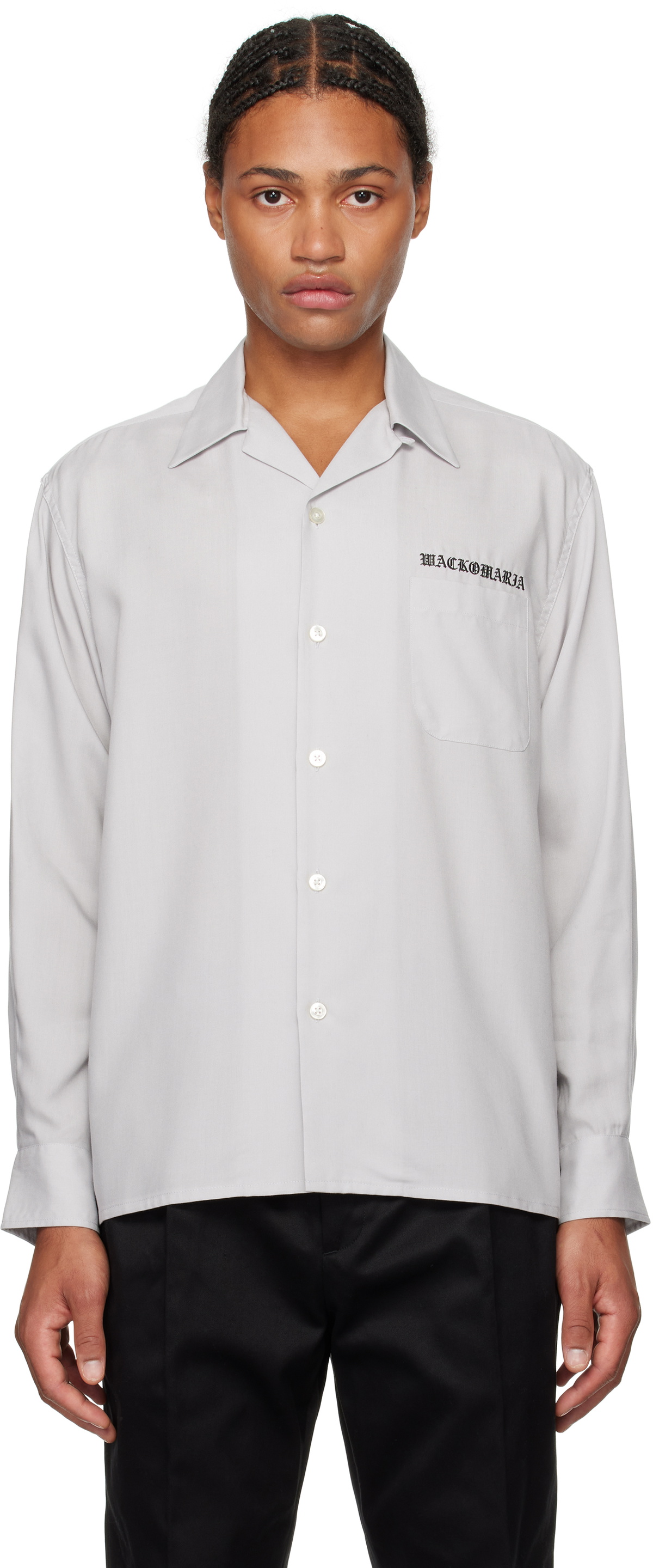 WACKO MARIA 50'S OPEN COLLAR SHIRT