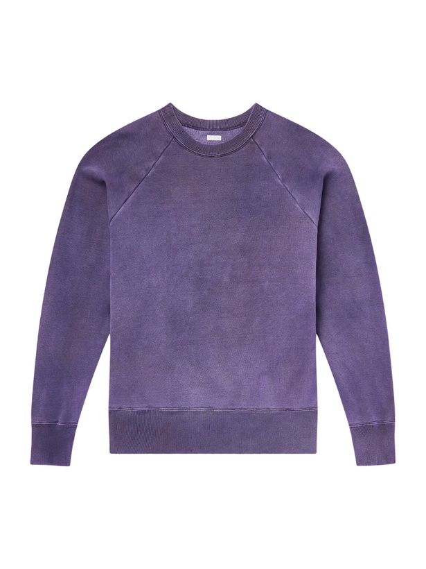 Photo: A.PRESSE - Cotton-Jersey Sweatshirt - Purple
