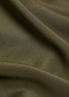 Joseph Rihani Wide-leg Silk Trousers Dark Green