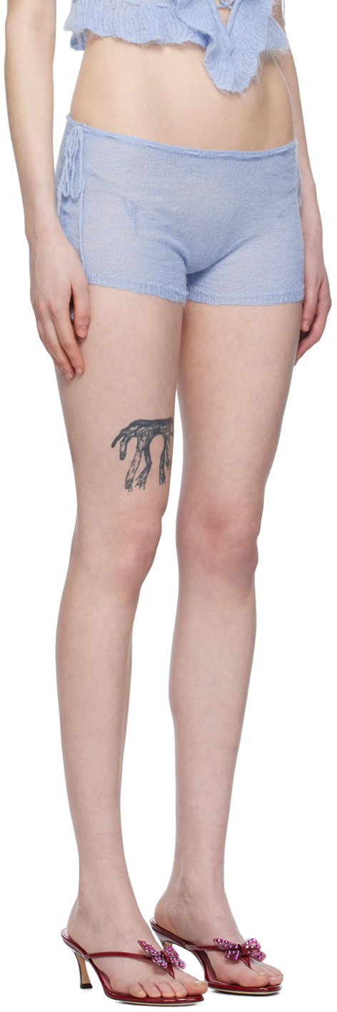 GUIZIO Blue Drawstring Shorts