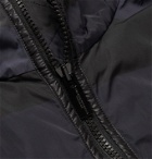 TAKAHIROMIYASHITA TheSoloist. - Oversized Printed Padded Nylon Half-Zip Jacket - Purple
