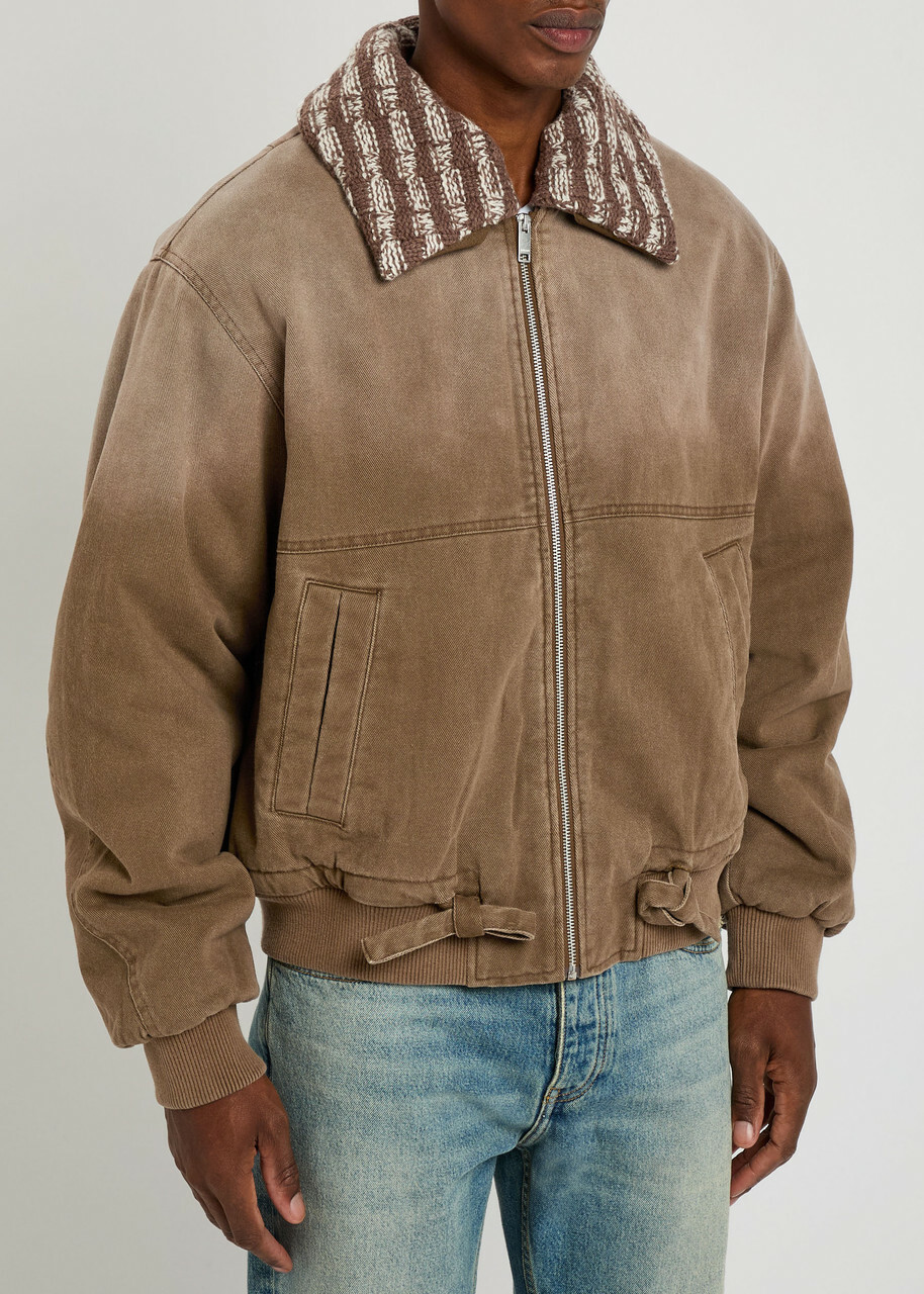 Axel Arigato Axis Denim Jacket Brown