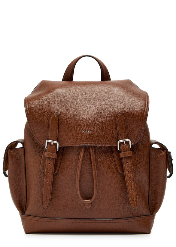 Photo: Mulberry Heritage Pebbled Leather Backpack - Tan - One Size