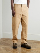 Carhartt WIP - Nash Straight-Leg Panelled Cotton-Canvas Trousers - Neutrals