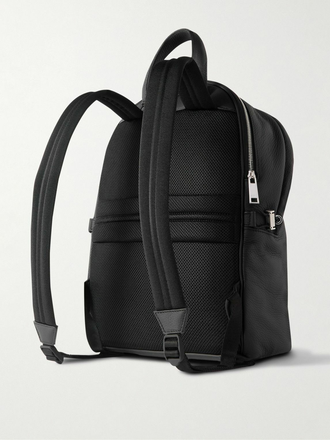 Zegna - Full-Grain Leather Backpack