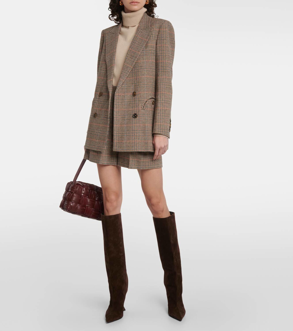 Blazé Milano Checked double-breasted blazer