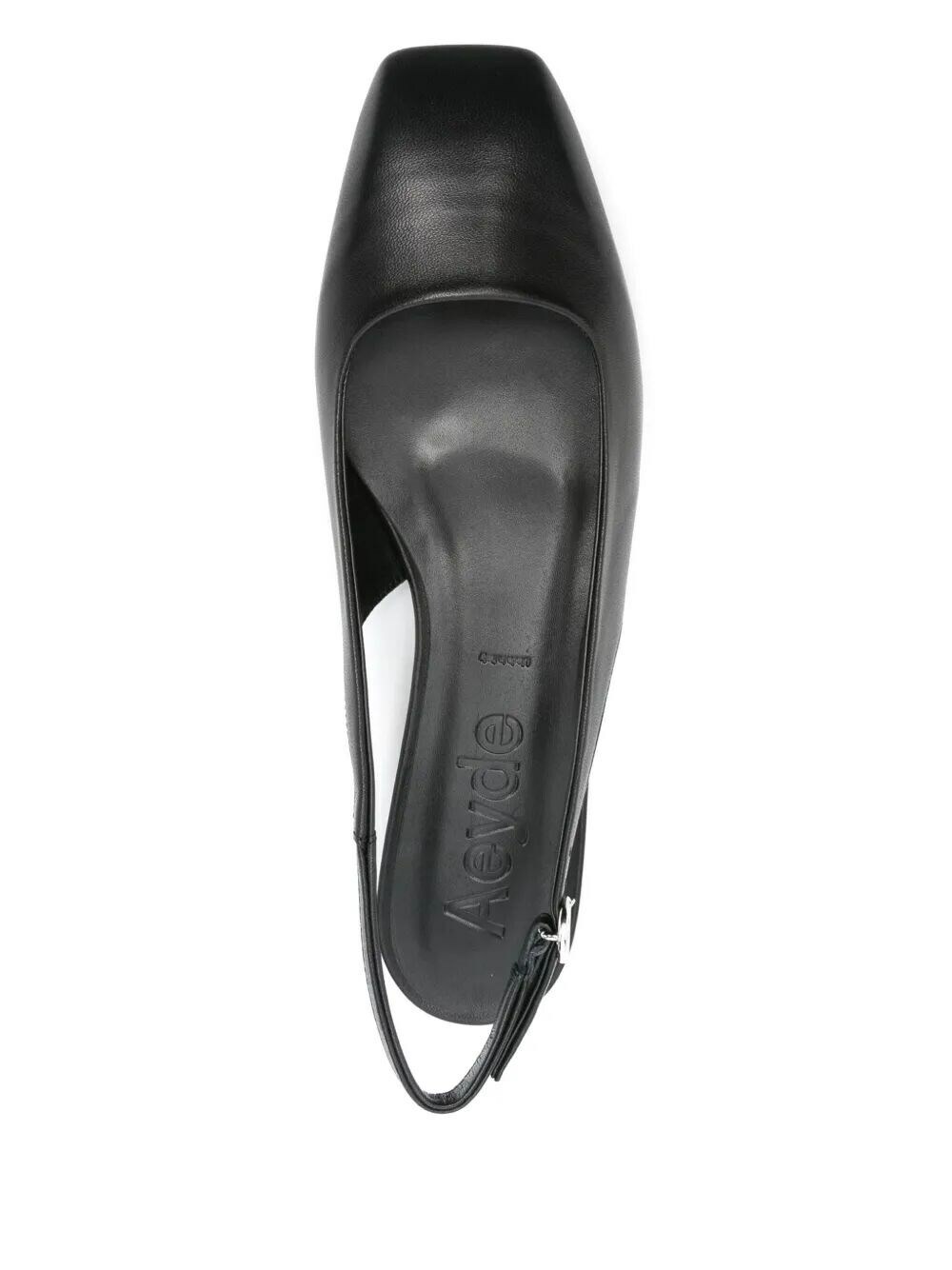 Aeyde Geraldine Nappa Leather Black in Black