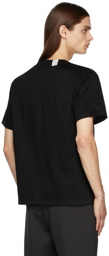 N.Hoolywood Black Under Summit Wear Jersey T-Shirt