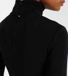 Sportmax Cutout jersey maxi dress