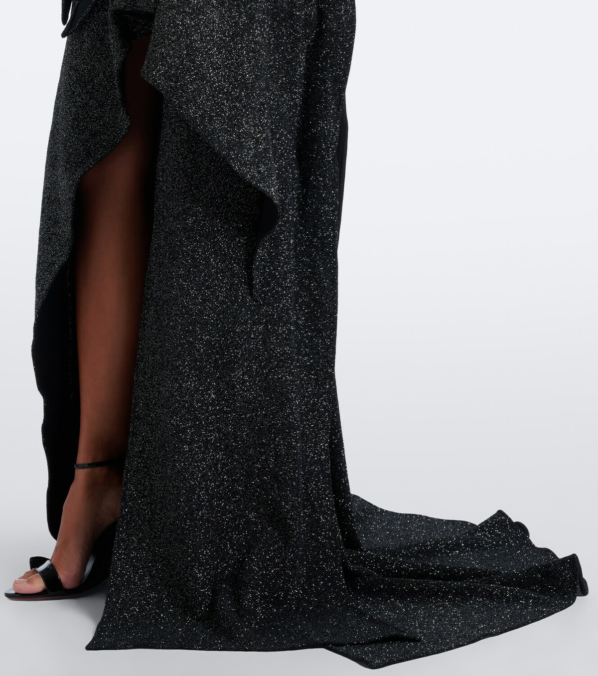 Maticevski Flashpoint ruffled asymmetric gown