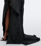 Maticevski Flashpoint ruffled asymmetric gown