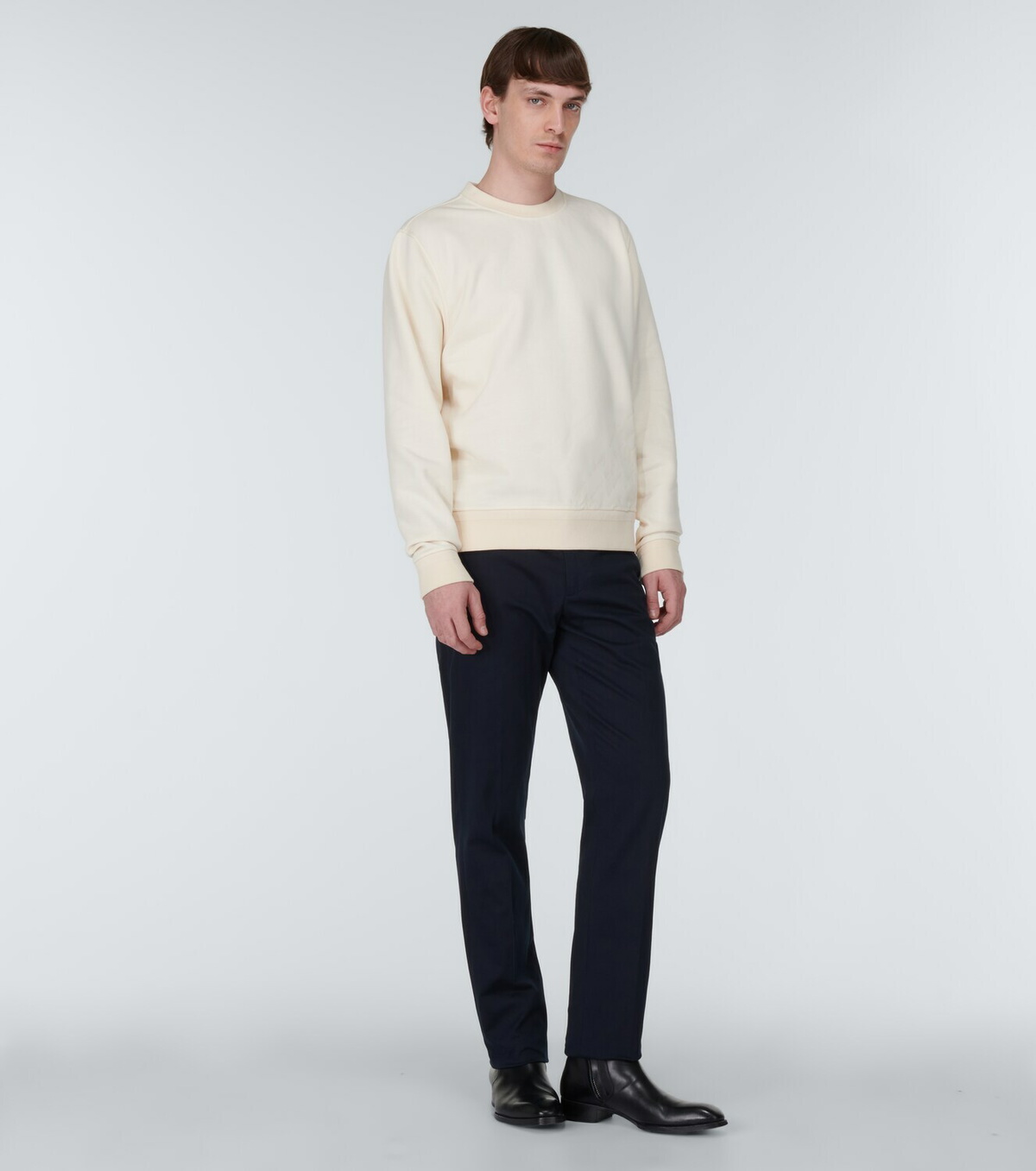 Berluti Scritto embroidered cotton sweatshirt