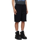 Off-White Black Heraldic Arrow Skate Sweat Shorts