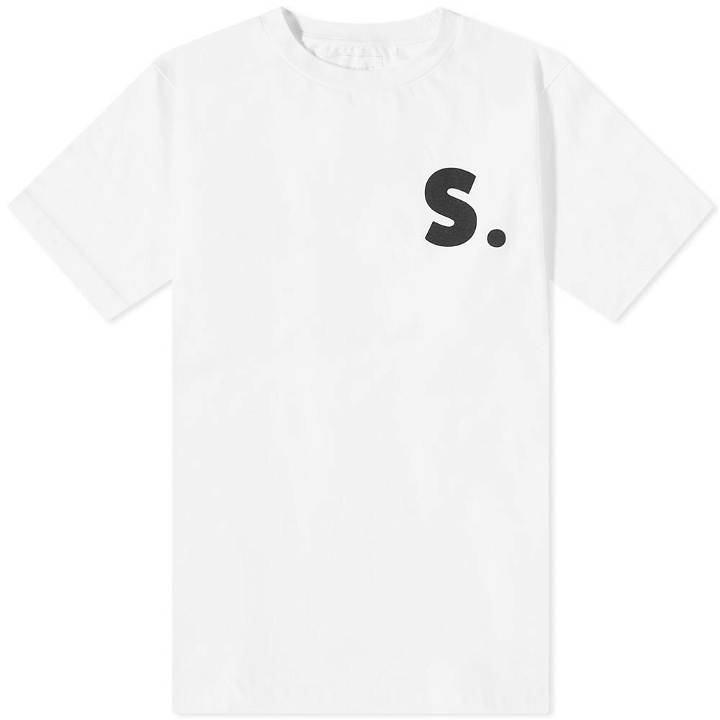 Photo: SOPHNET. Men's SOPHNET Big S Graphic Logo T-Shirt in White