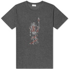 Saint Laurent Burning Man Print Tee