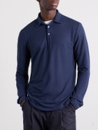 Slowear - Zanone Slim-Fit IceCotton Piqué Polo Shirt - Blue