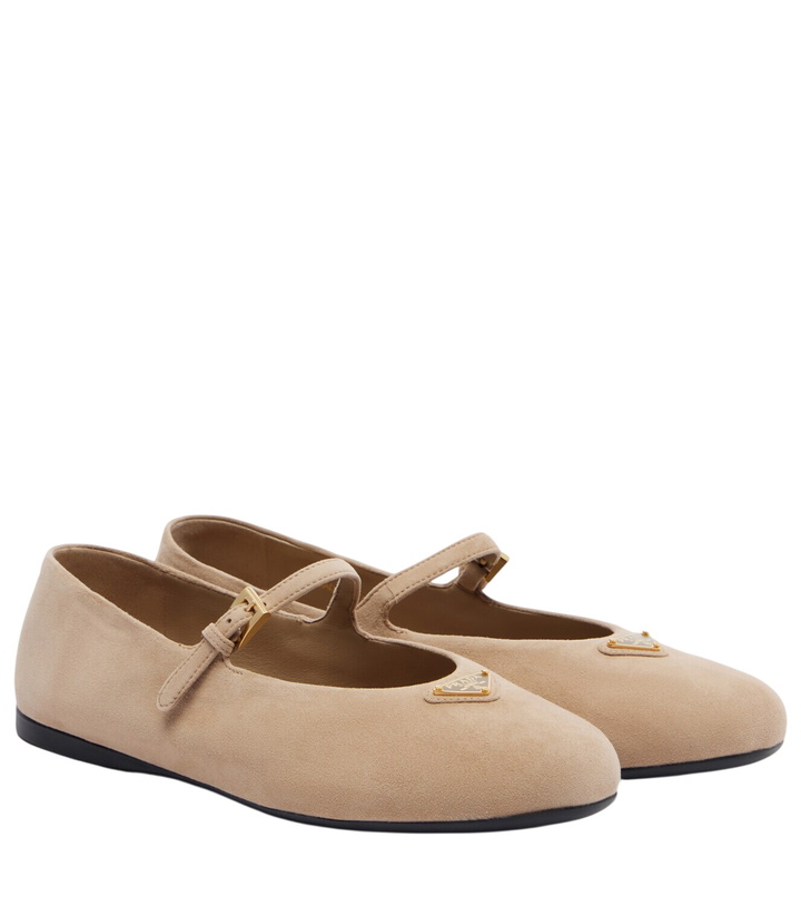 Photo: Prada Suede Mary Jane flats