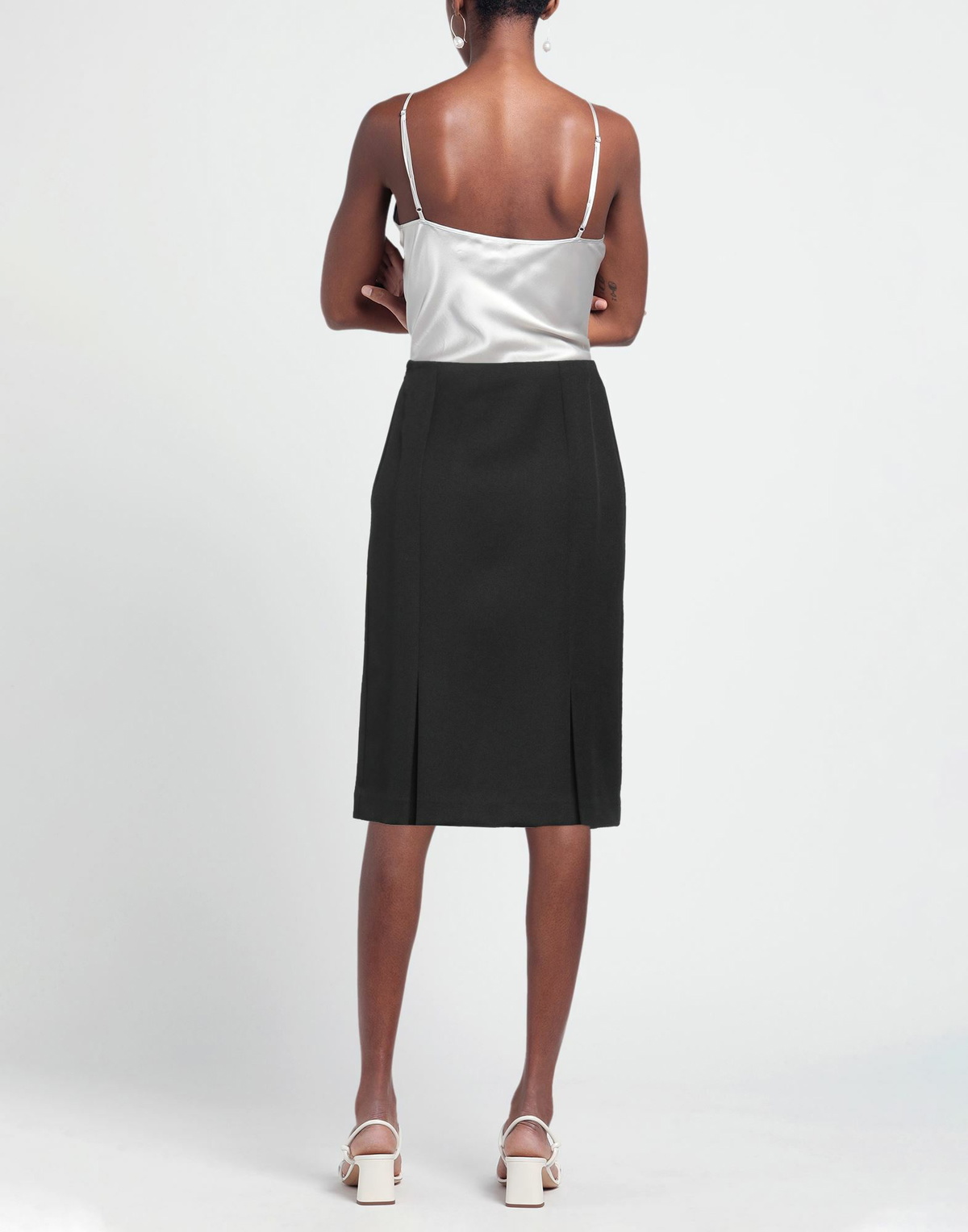 Raf Simons Womens Midi skirt in Black