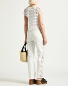 Anna Kosturova Womens Sweater in White