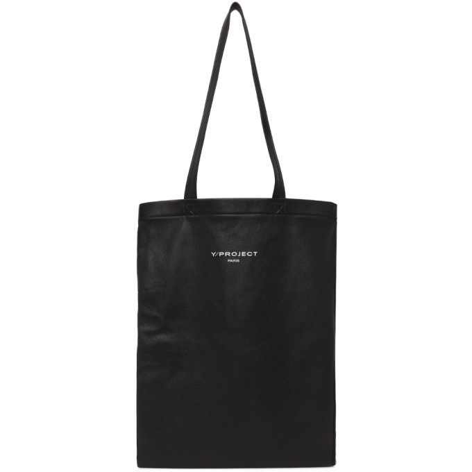 Photo: Y/Project Black Scarf Print Tote