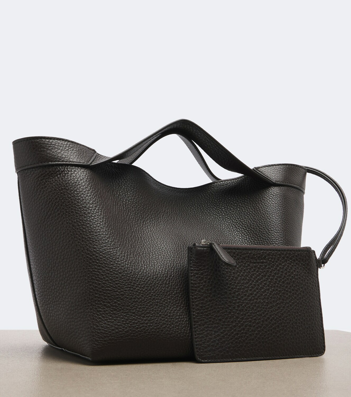 The Row Kit Small leather top-handle bag