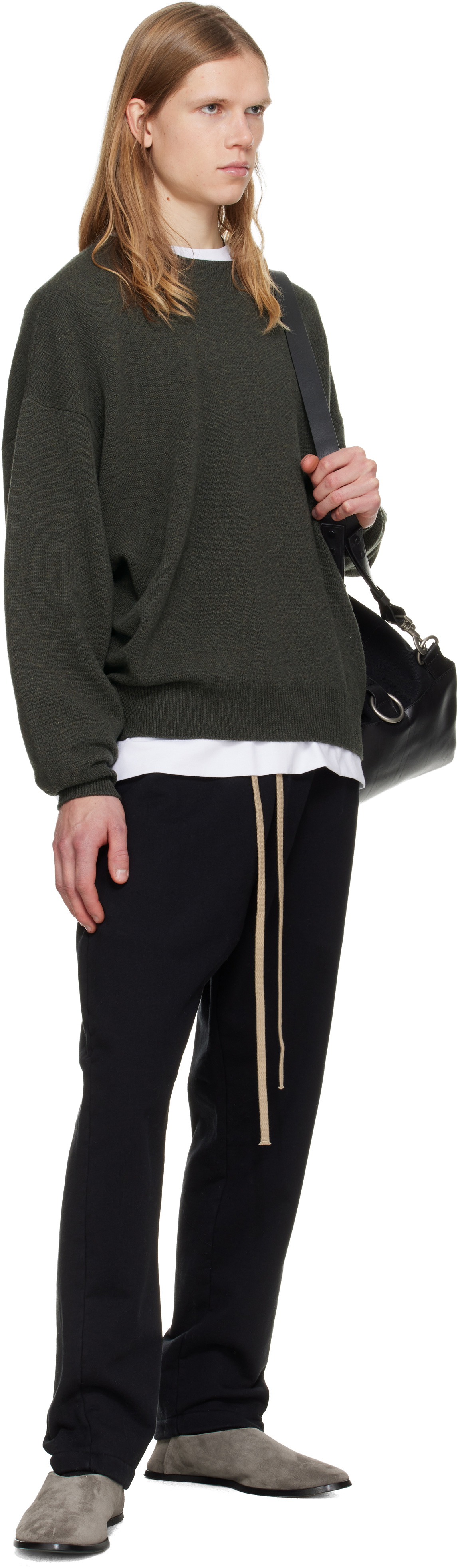 Fear of God Black Relaxed Sweatpants
