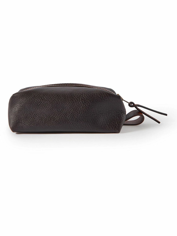 Photo: Bleu de Chauffe - Zazou Full-Grain Leather Wash Bag