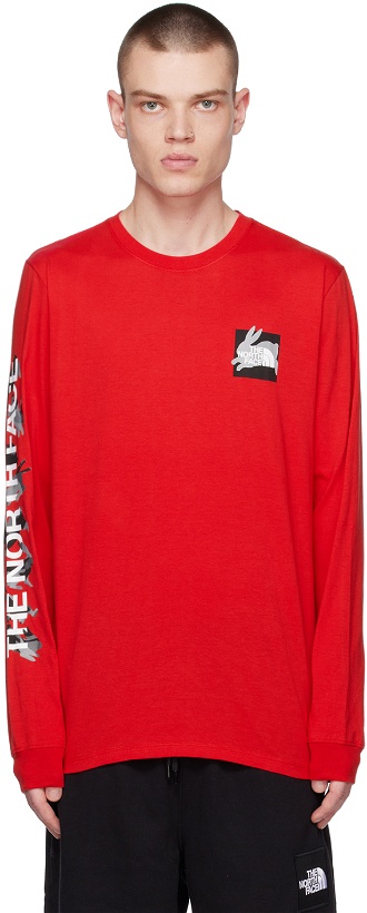 Photo: The North Face Red Lunar New Year Long Sleeve T-Shirt