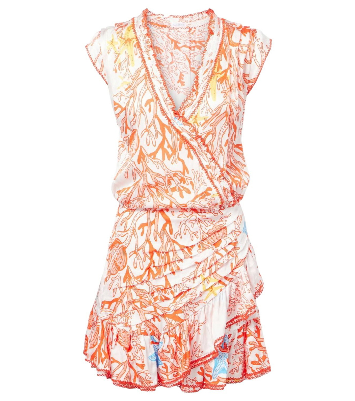 【Poupette St Barth】 Cleaプリントジャケット Clea printed jacket in blue - Poupette St Barth | Mytheresa