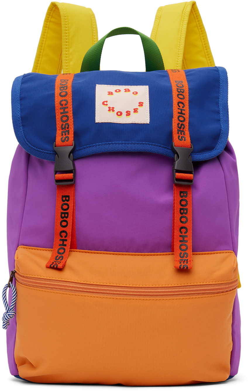 Bobo Choses Kids Multicolor Color Block Backpack Bobo Choses