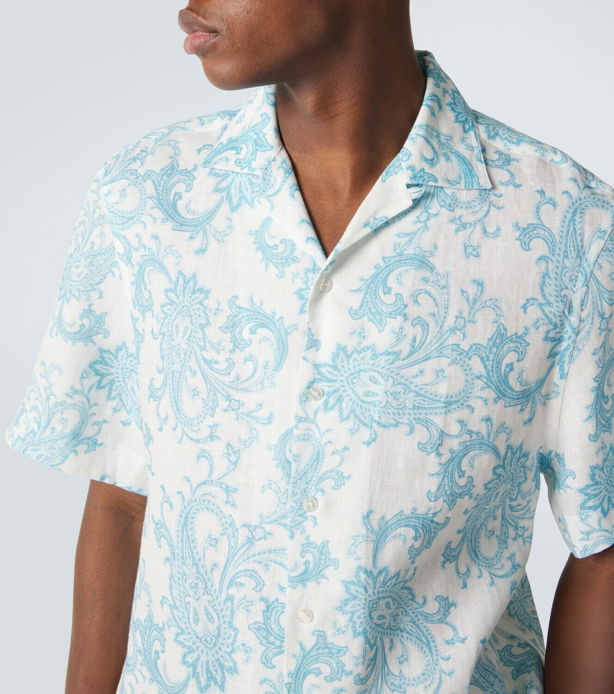 Etro Paisley linen shirt