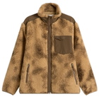 Corridor Men's Oak Zip Fleece in Brown