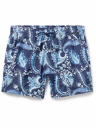 Etro - Slim-Fit Mid-Length Paisley-Print Swim Shorts - Blue