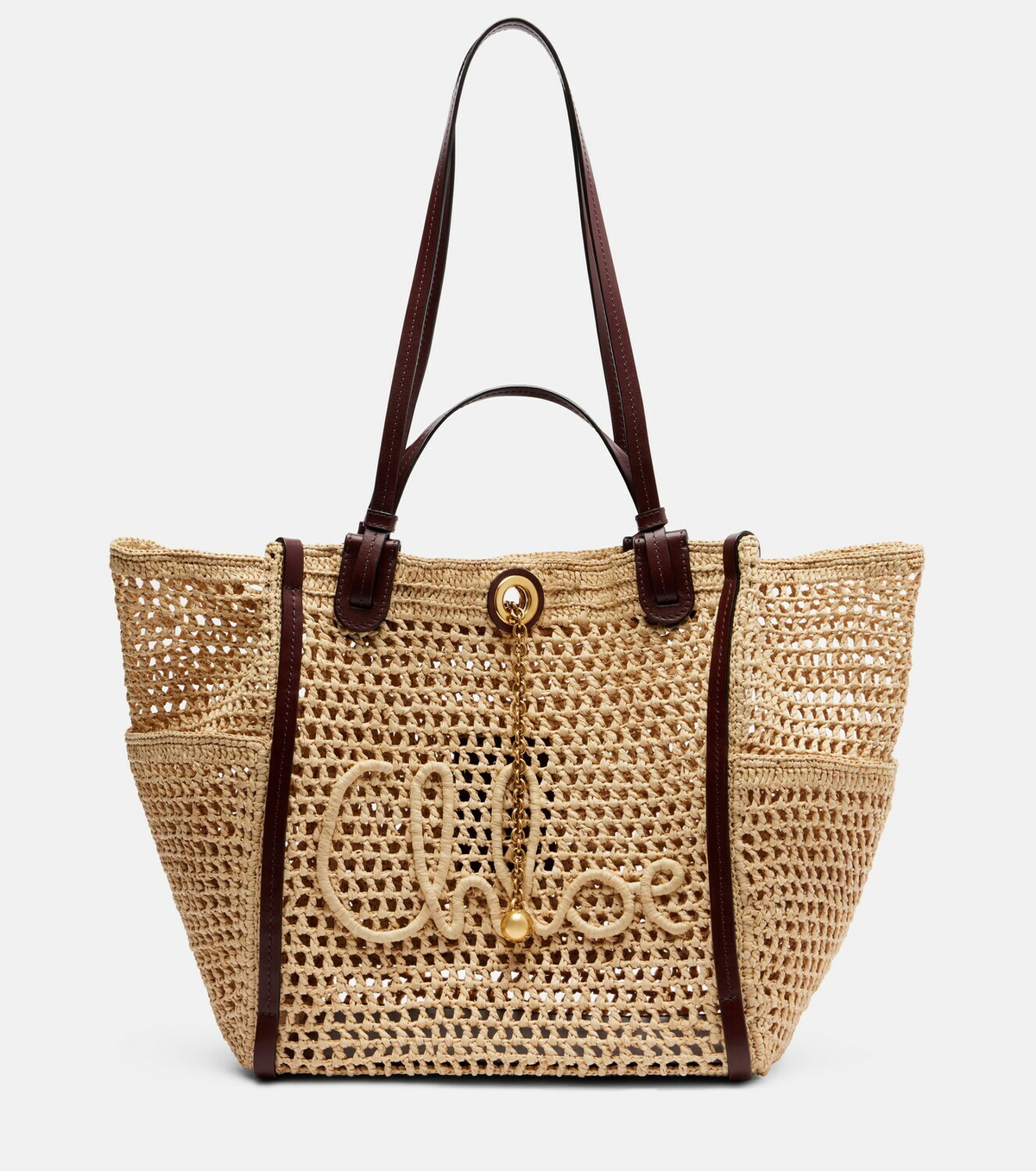 Chloé Iconic Large raffia tote bag