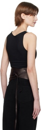 AARON ESH Black Tied Tank Top