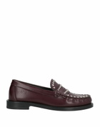 Sandro Womens Loafers Burgundy