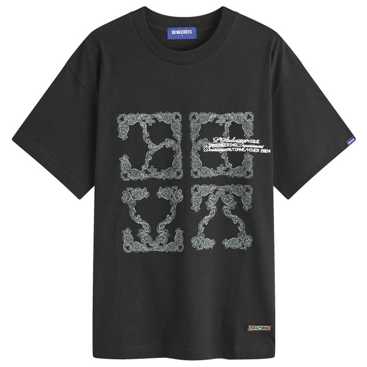 Photo: Deva States Men's Cartouche T-Shirt in Black