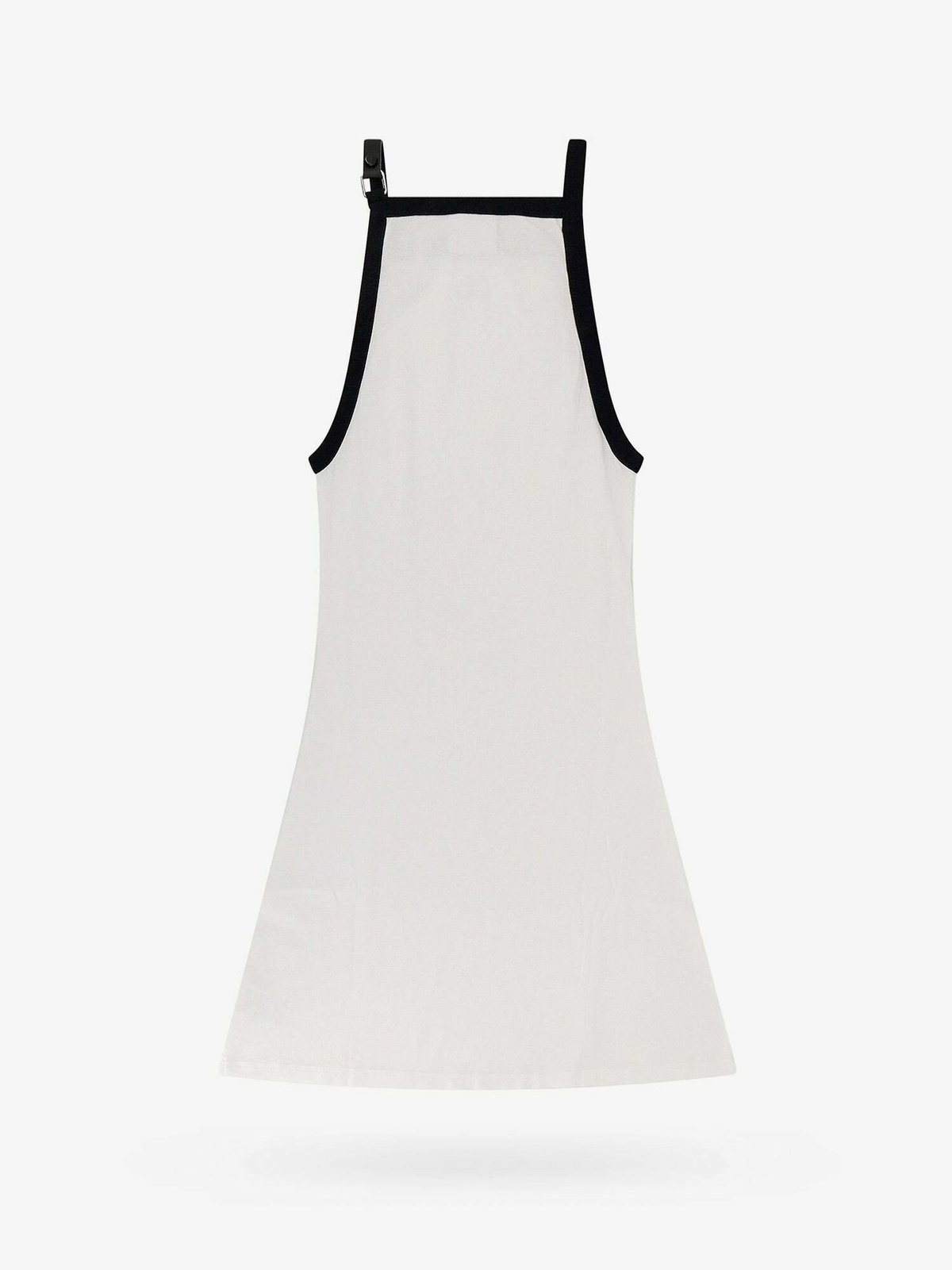 【Courreges(クレージュ)BUCKLE CONTRAST DRESS】 Courreges Buckle Contrast Dress in Lime Stone & Black | FWRD