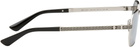 Versace Silver Greca Flow Sunglasses